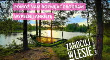 Wypowiedz się na temat programu „Zanocuj w lesie”